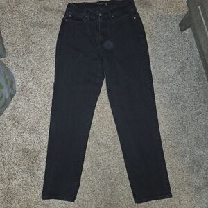 Abercrombie & Fetch Vintage Stretch Athletic Loose Black Denim Jeans 30x 32